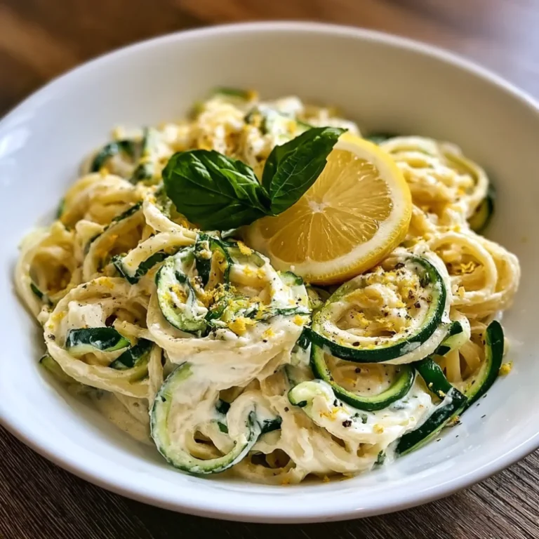 Creamy Lemon Ricotta Zucchini Pasta