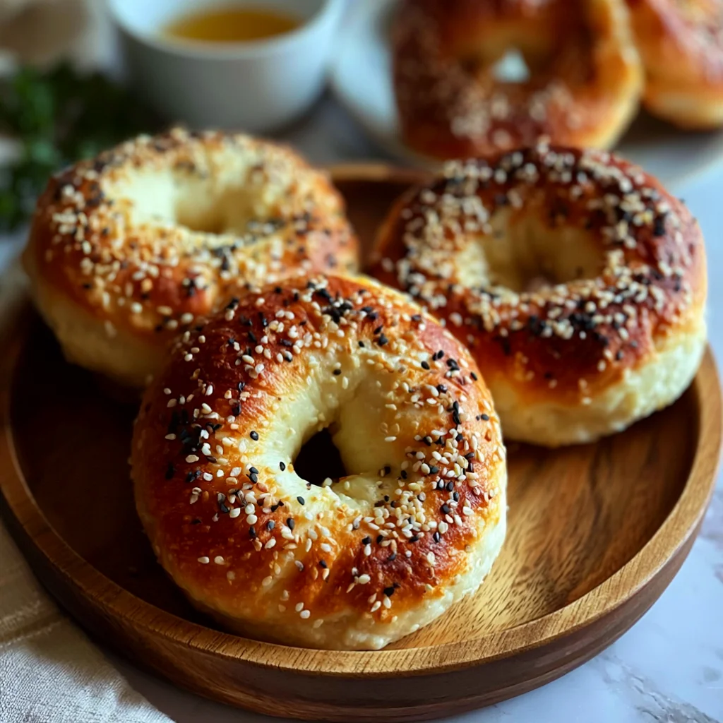 Fluffy Greek Yogurt Bagels
