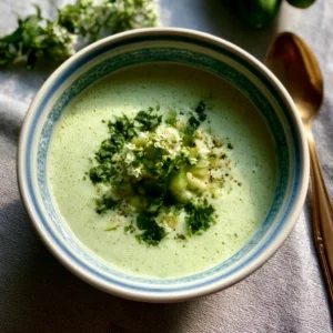 Leichte Vichyssoise mit Gurke im August & odkryj jej smak!