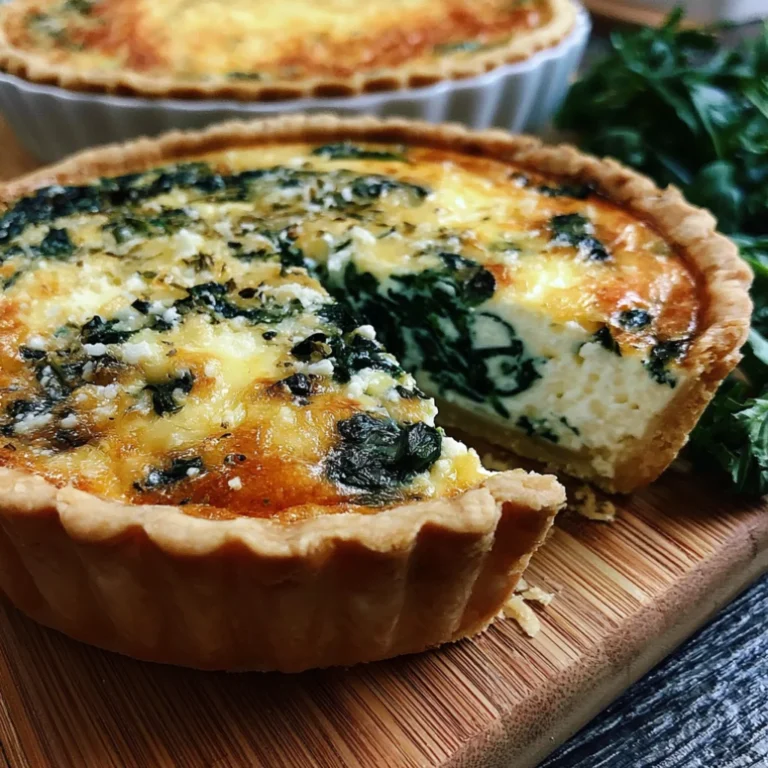 Ricotta and Spinach Quiche